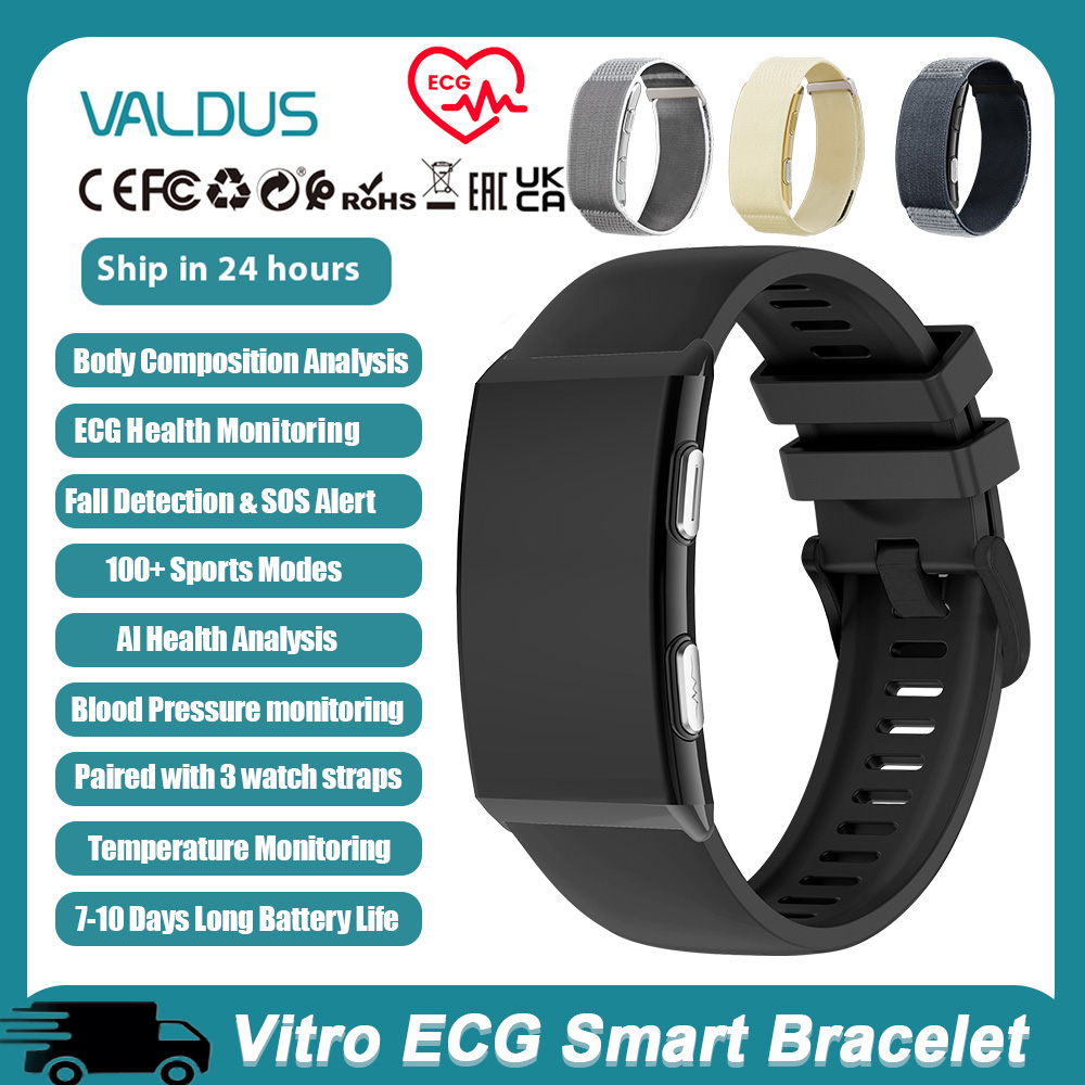 Fall Detection Watch - VALDUS 2026 Nieuwe VITRO GEEN scherm
