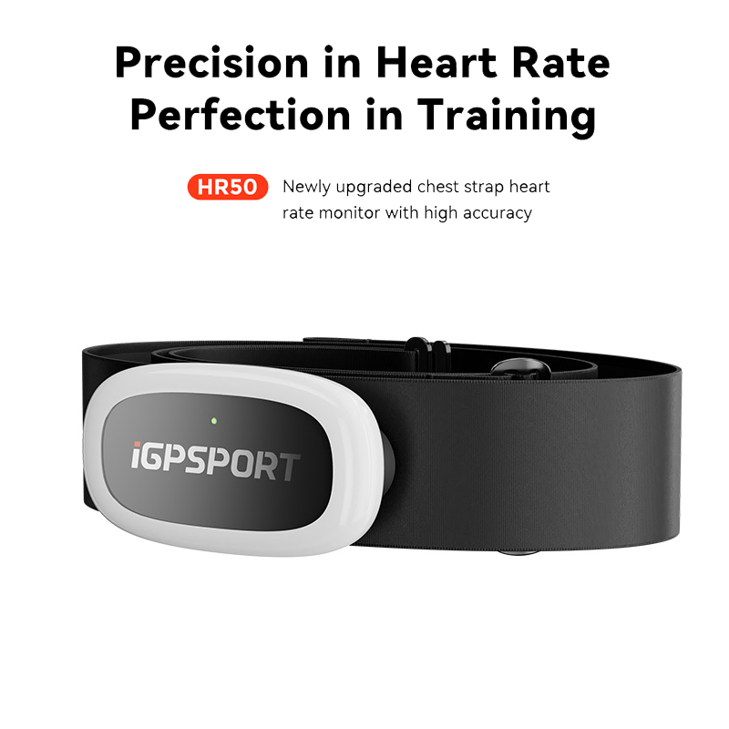 Breath Rate Monitor - HR50 IGPSPORT ANT+ Hartslagsensor Compatibel GARMIN