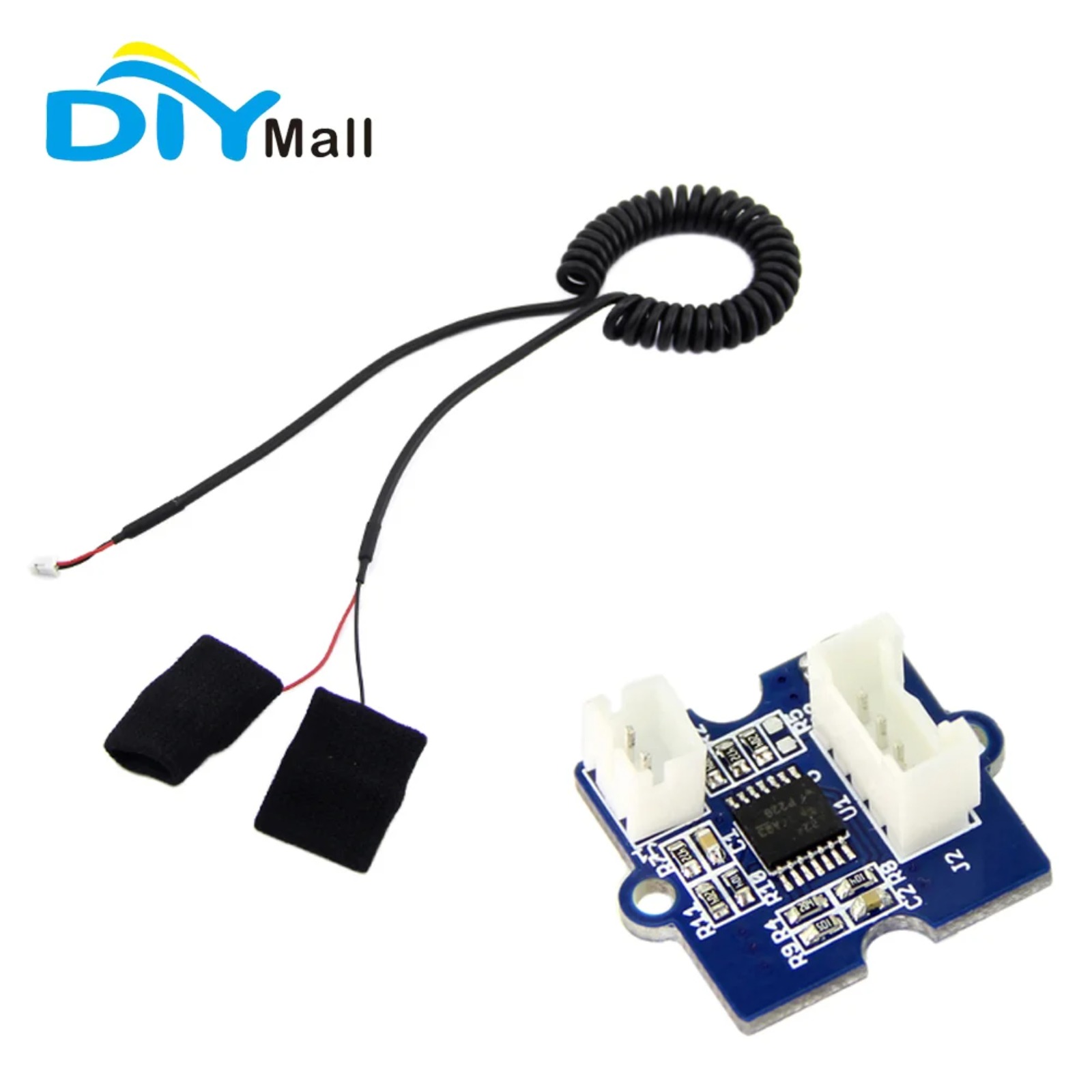 Galvanic Skin Sensor - Galvanische huidreactie Huidstroomsensor GSR Kit Weerstand