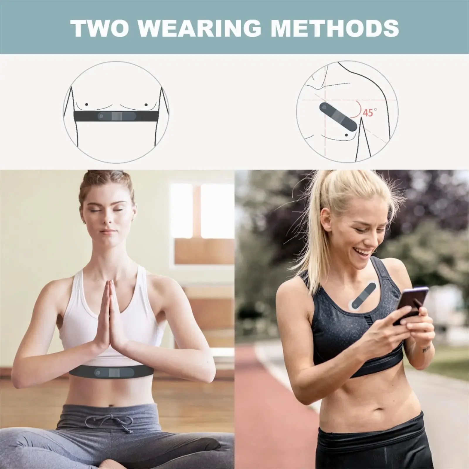 Ecg Patch Monitor - Draadloze Bluetooth dynamische recorder Real-time holter