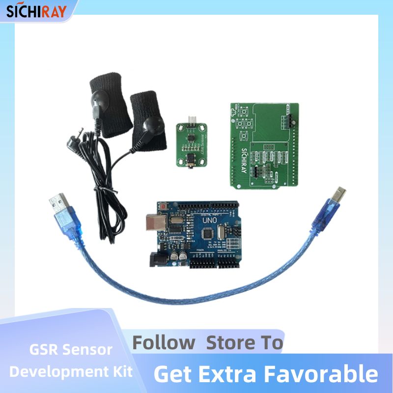 Galvanic Skin Sensor - Galvanische Huid Reactie Sensor Kit Voor