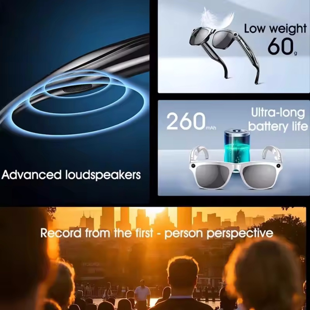 Slimme bril AI-camera HD Draag - Smart Glasses Lens recensie en prijs