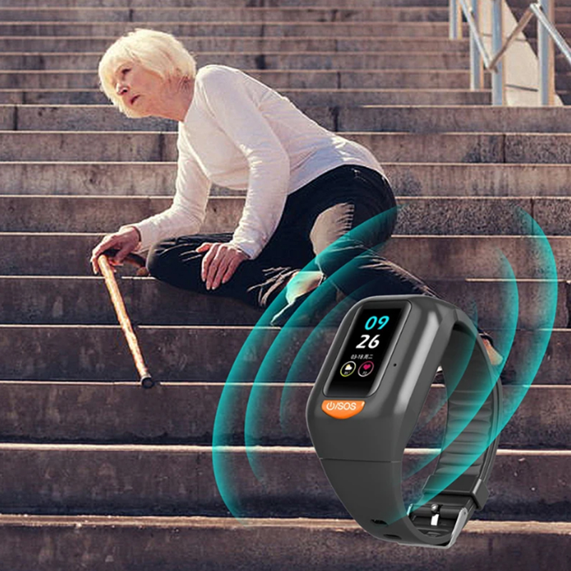 Nieuwste ouderen 4G Smart Watc - Fall Detection Watch recensie en prijs