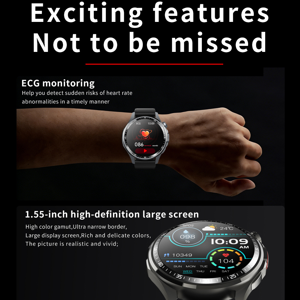 Heren Smartwatch De hele dag v - Fall Detection Watch recensie en prijs