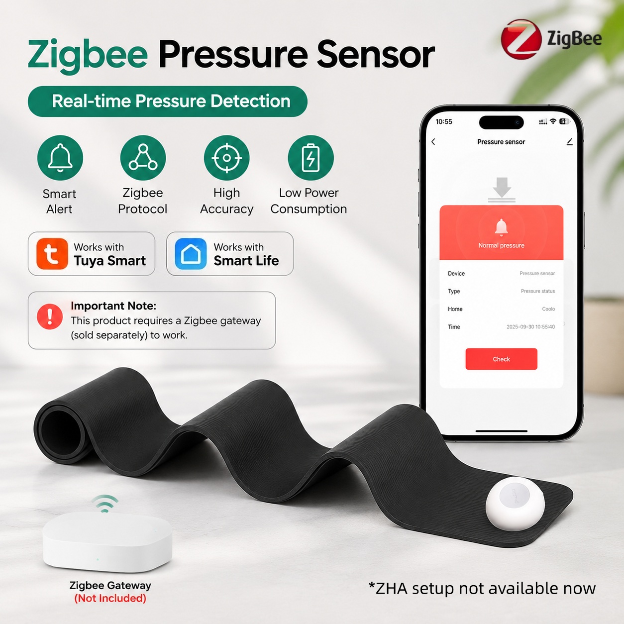 Zigbee-druksensordetector Zwaa - Smart Insole Pressure recensie en prijs
